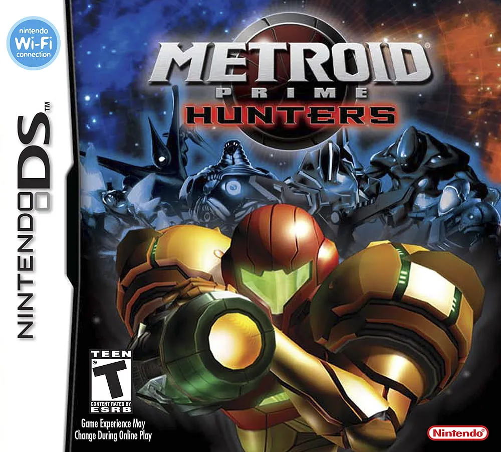 Portada americana de Metroid Prime Hunters