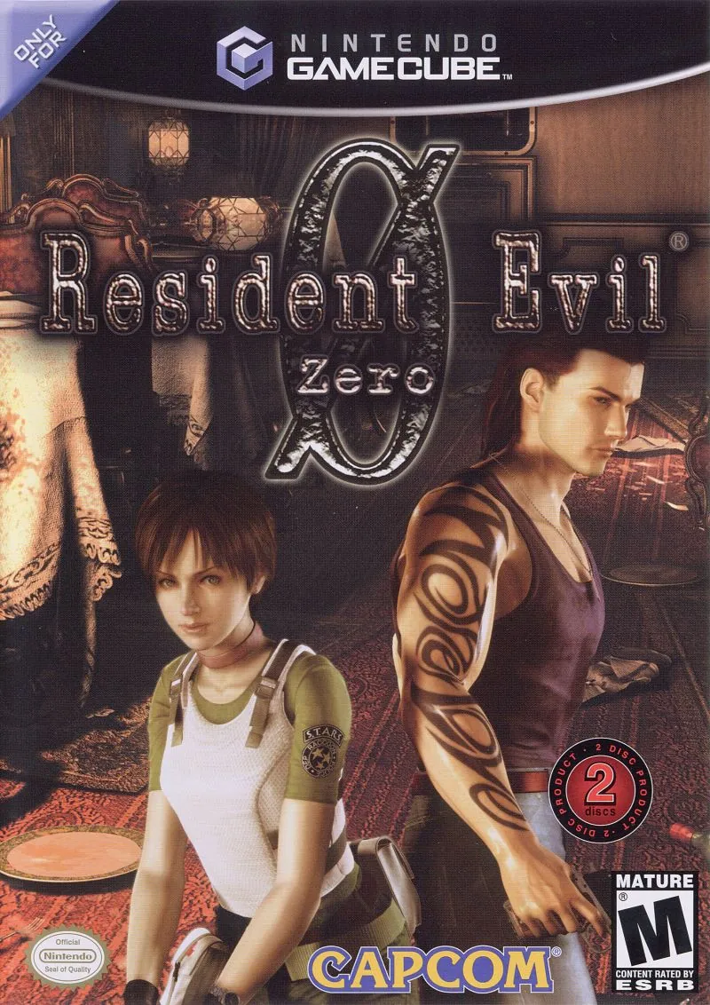 Portada americana de Resident Evil Zero