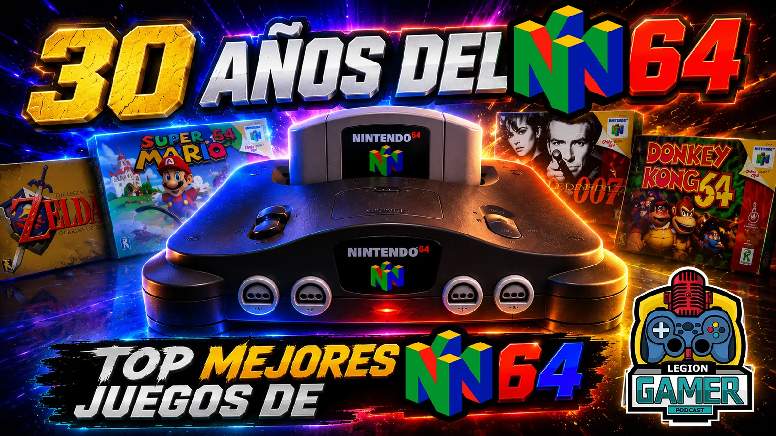 Podcast #232 - 30 aniversario Nintendo 64