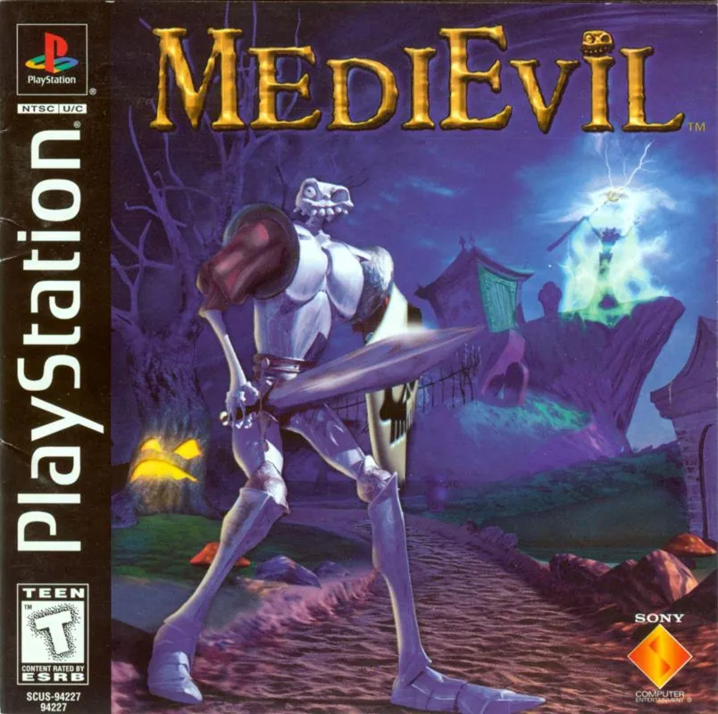 Portada americana de Medievil