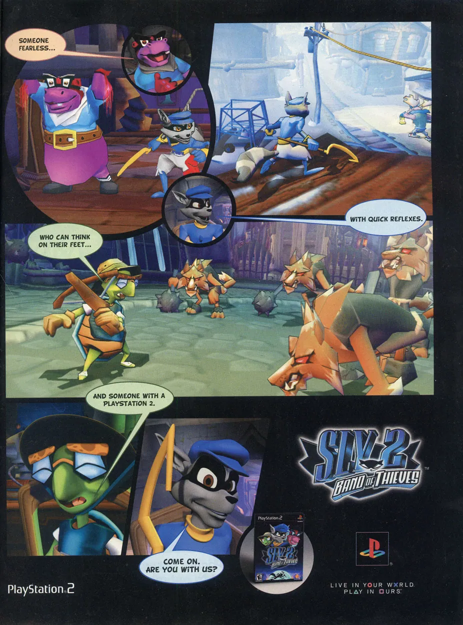 Anuncio de revista gringa de Sly 2