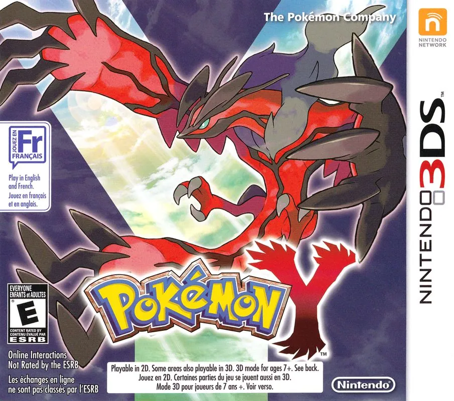Portada americana de Pokémon X