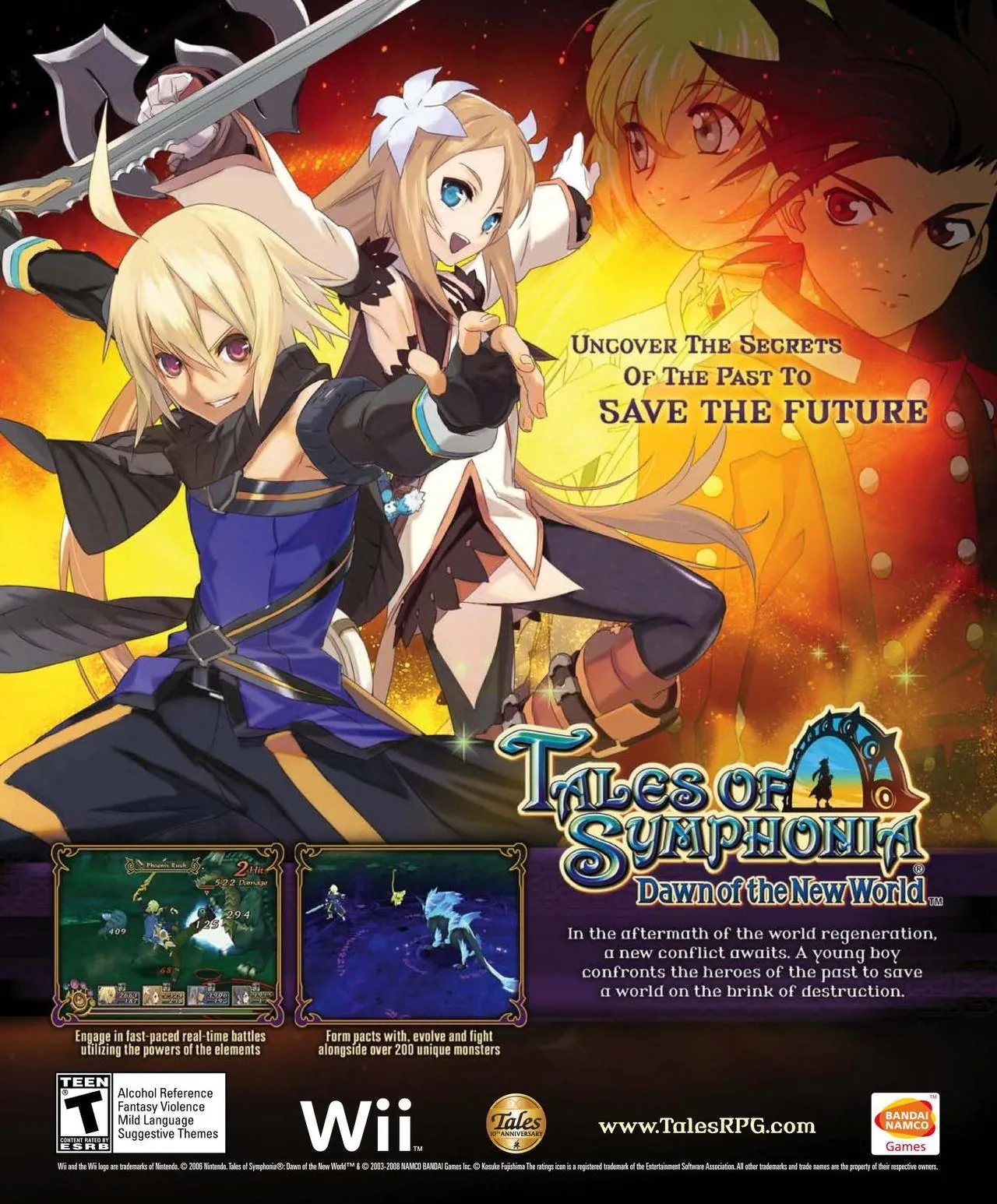 Anuncio gringo de Tales of Symphonia: Dawn of the New World