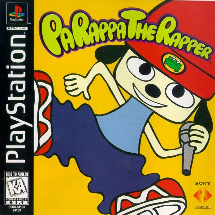 Portada americana de Parappa the Rapper