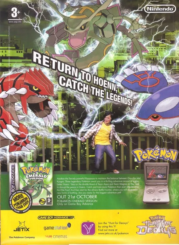 Anuncio europerro de Pokémon Emerald