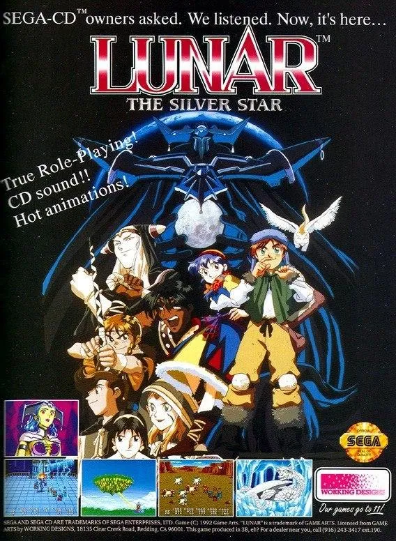 El 1er Lunar salió para SEGA CD