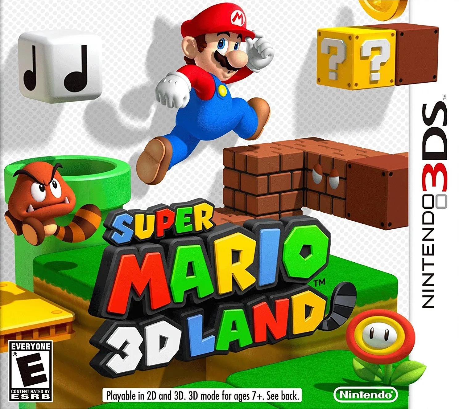 Portada americana de Super Mario 3D Land
