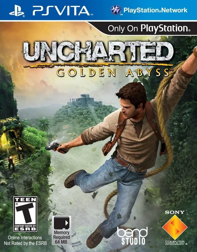 Portada americana de Uncharted: Golden Abyss