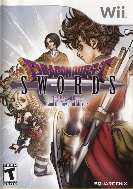 Portada americana de Dragon Quest Swords: The Masked Queen and the Tower of Mirror
