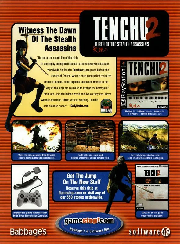 Anuncio de revista gringa del 2do Tencho para tiendas