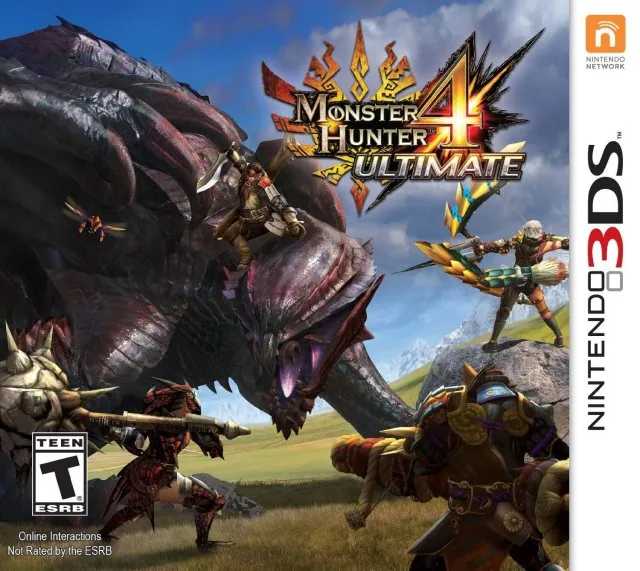Portada americana de Monster Hunter 4 Ultimate
