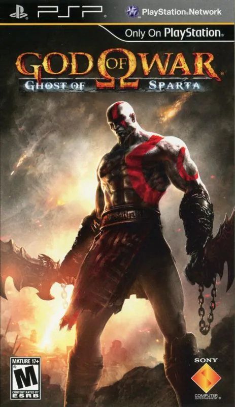 Portada americana de God of War: Ghost of Sparta