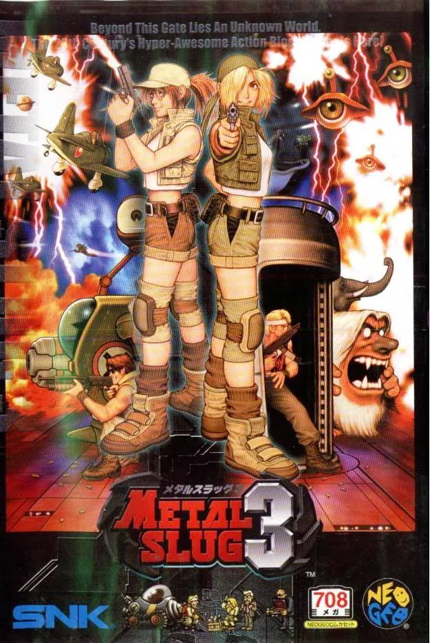Portada del arcade de Metal Slug 3