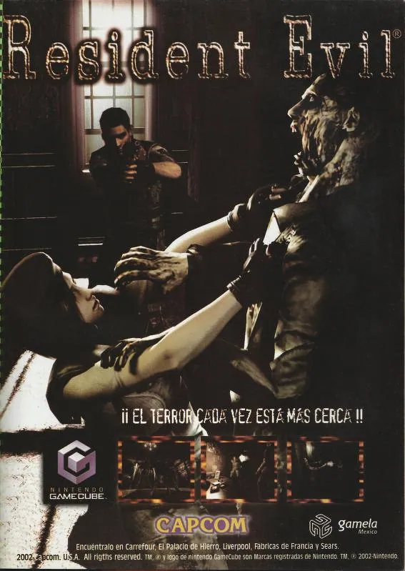 Anuncio de Resident Evil en la revista Club Nintendo
