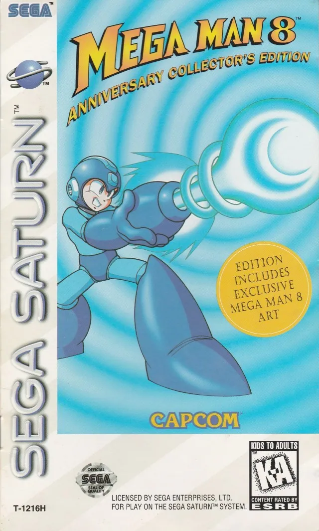 Versión americana de Mega Man 8 de Saturn