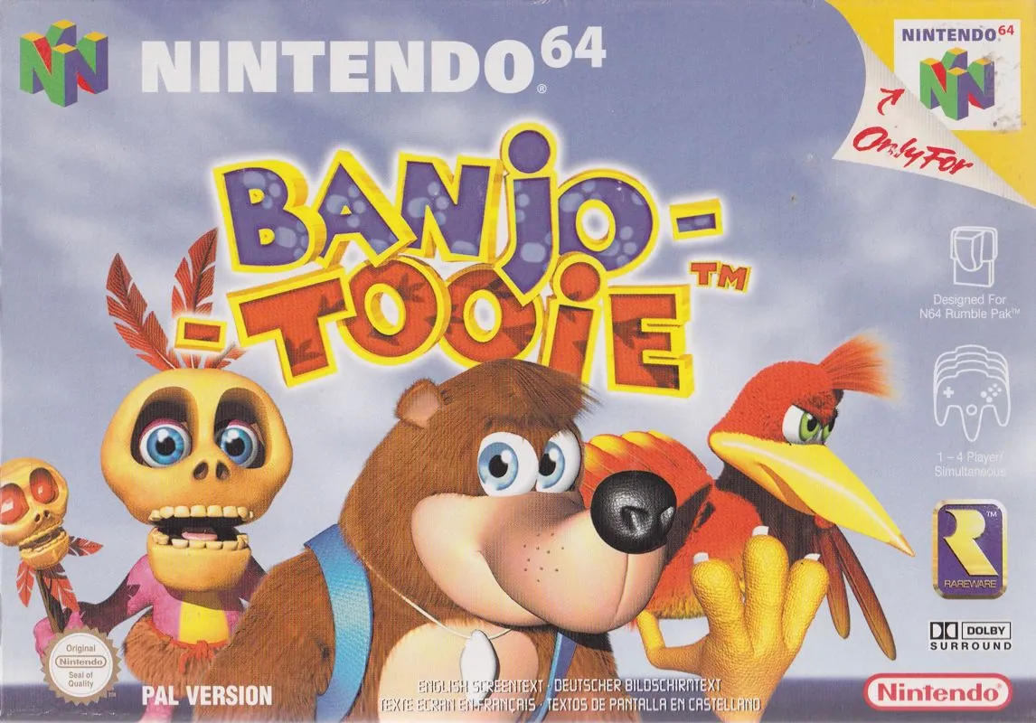 Portada europerra de Banjo-Tooie