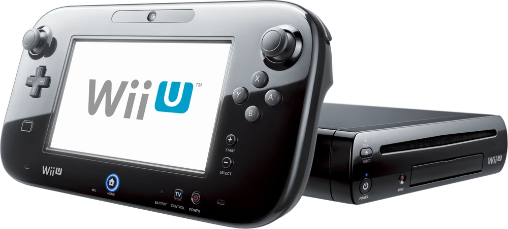 Modelo  de Wii U negro de bundles