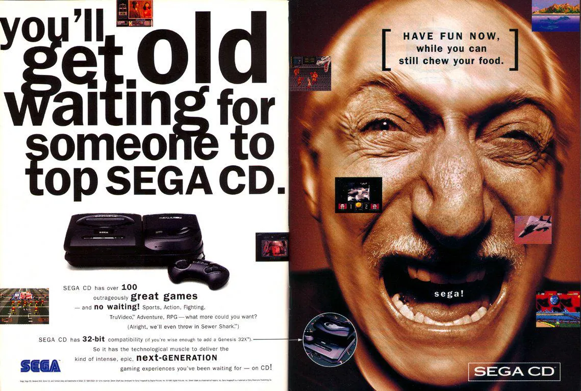 Otro anuncio de revista gringa de SEGA CD