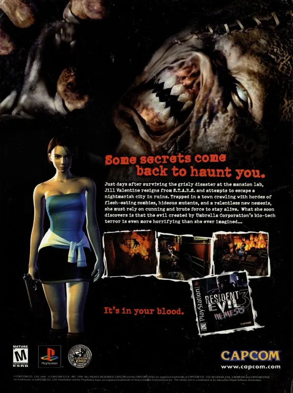 Capcom no se contuvo en cuanto a publicidad para Resident Evil 3: Nemesis