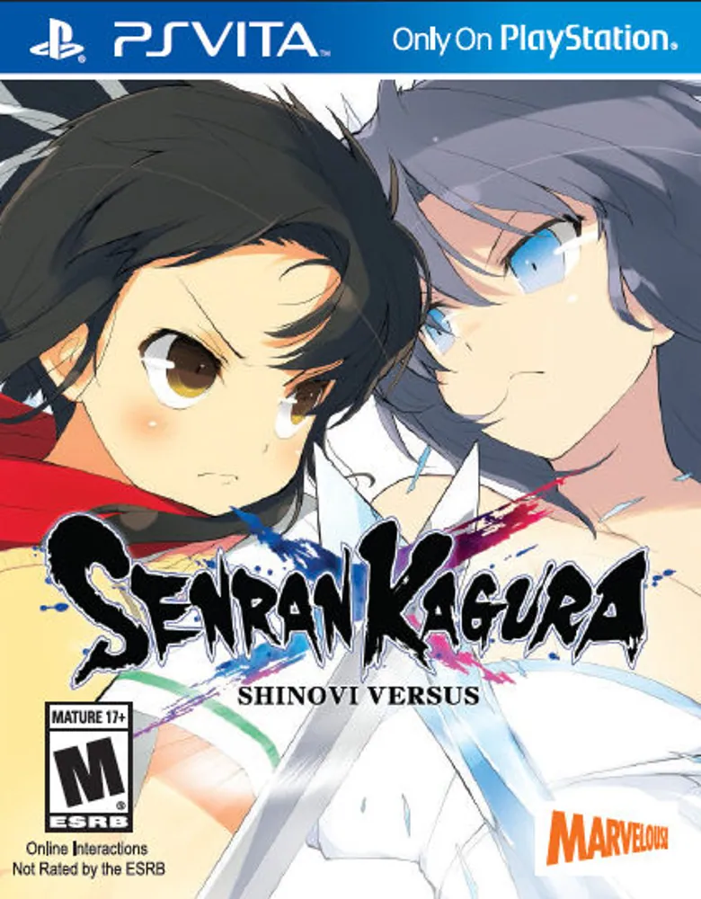 Portada americana de Senran Kagura Shinovi Versus