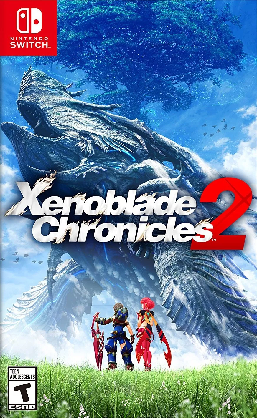 Portada americana de Xenoblade Chronicles 2