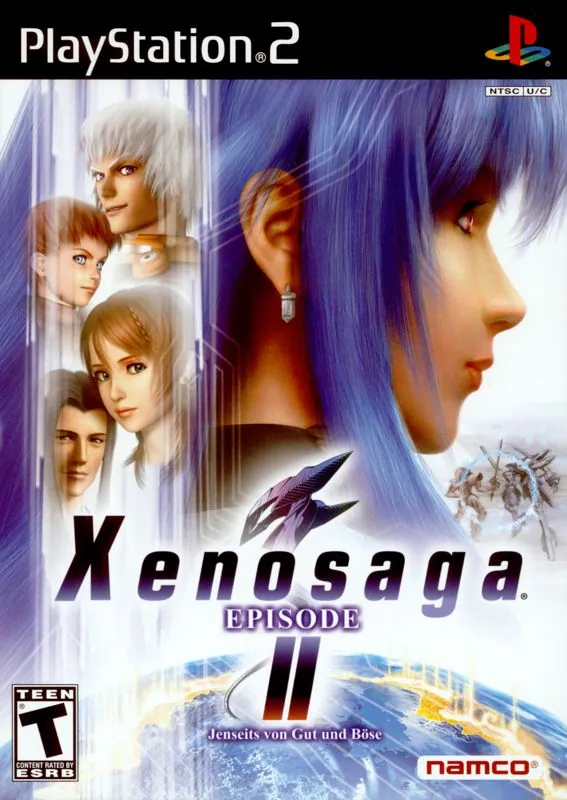 Portada americana de Xenosaga Episode II: Jenseits von Gut und Böse