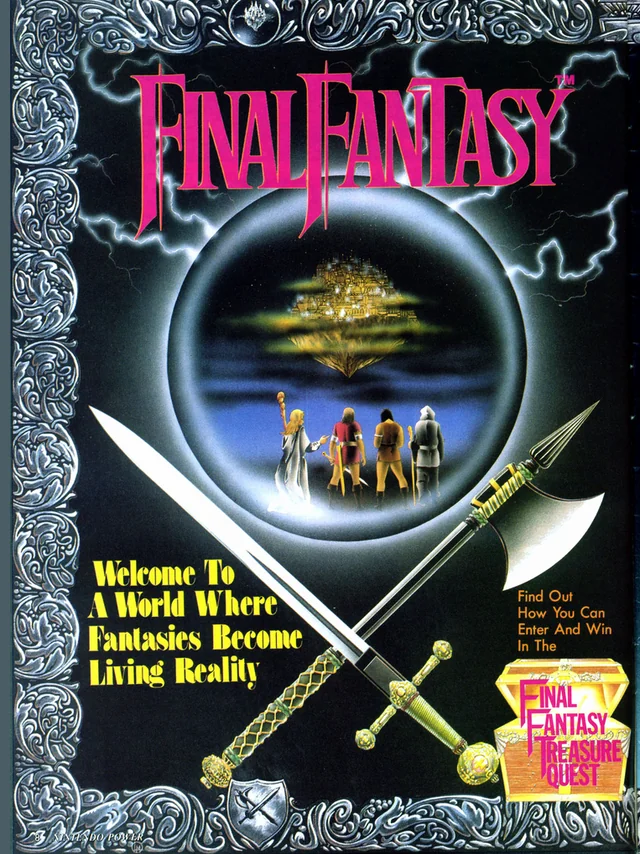 En América Final Fantasy tuvo un artículo en Final Fantasy