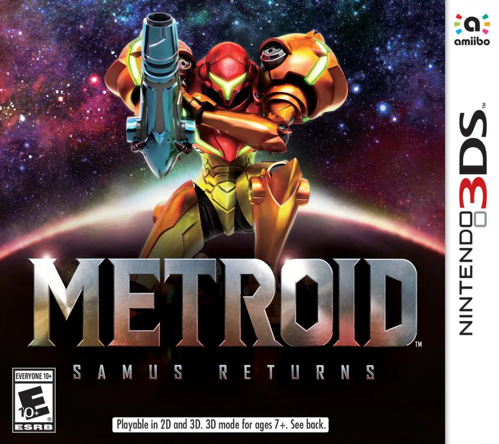 Portada americana de único Metroid para 3DS