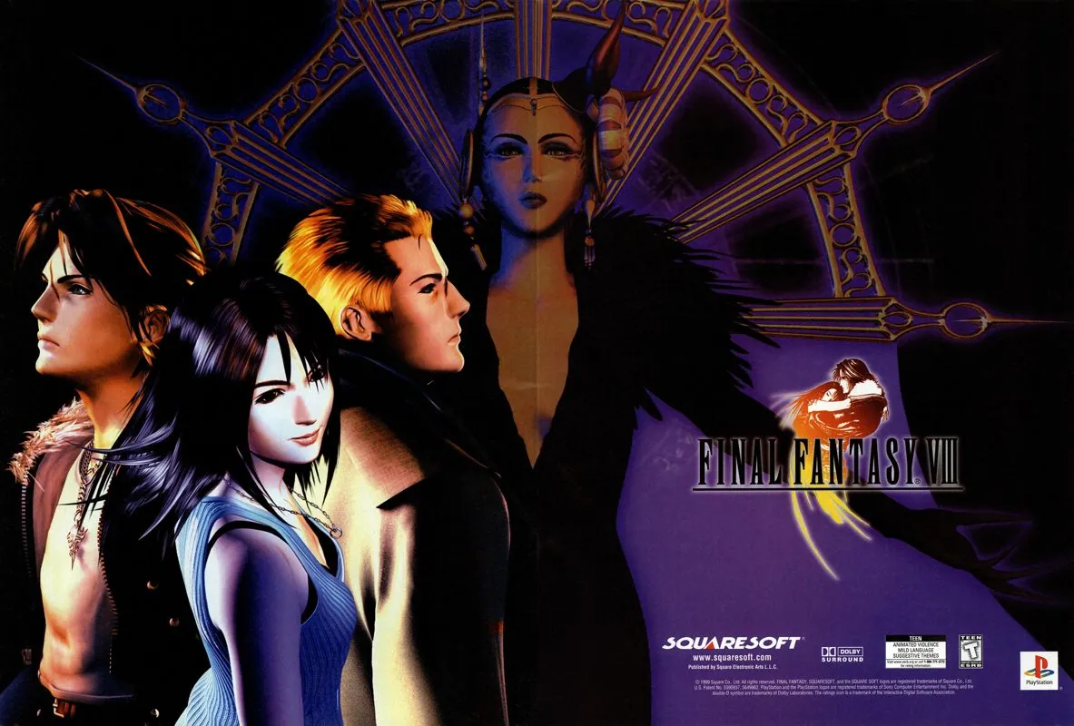 Anuncio de revista gringa de Final Fantasy VIII