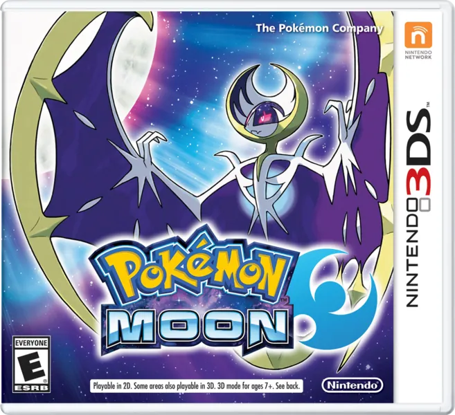 Pokémon Moon con Lunala en portada