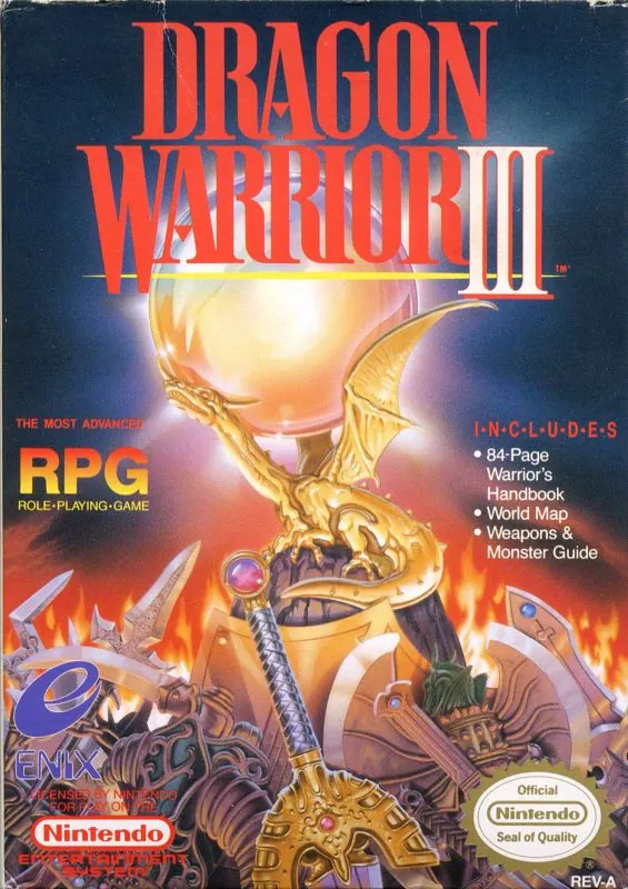 Portada americana de Dragon Quest III