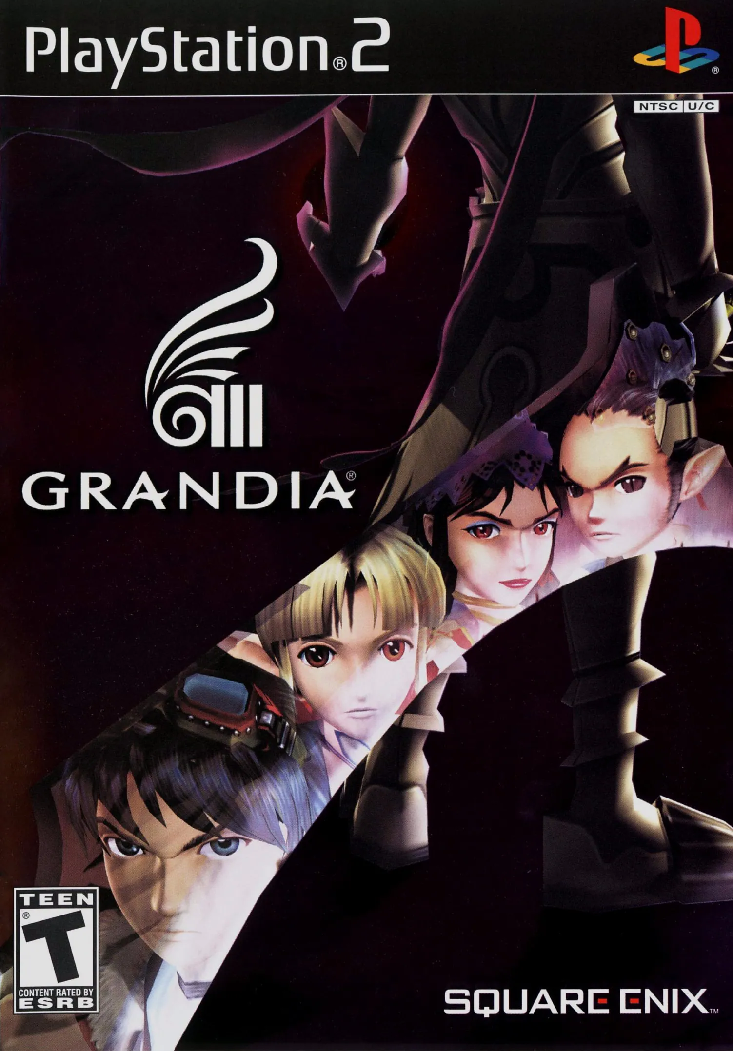 Portada americana del último Grandia, Grandia III