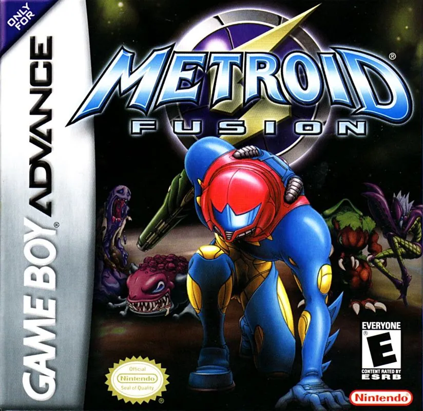 Portada americana de Metroid Fusion