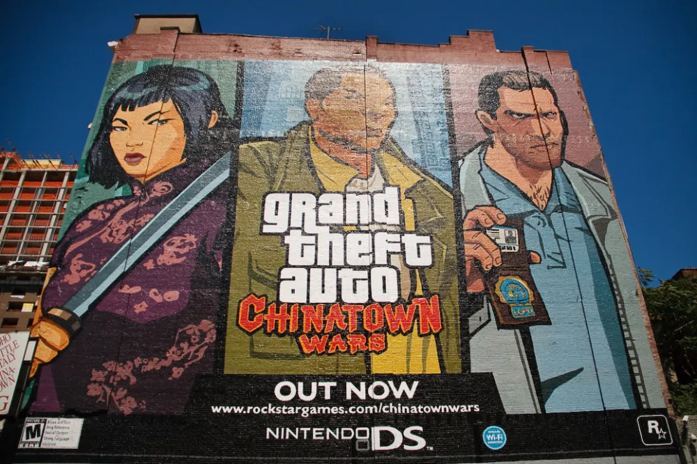 Anuncio de Grand Theft Auto: Chinatown Wars para NDS