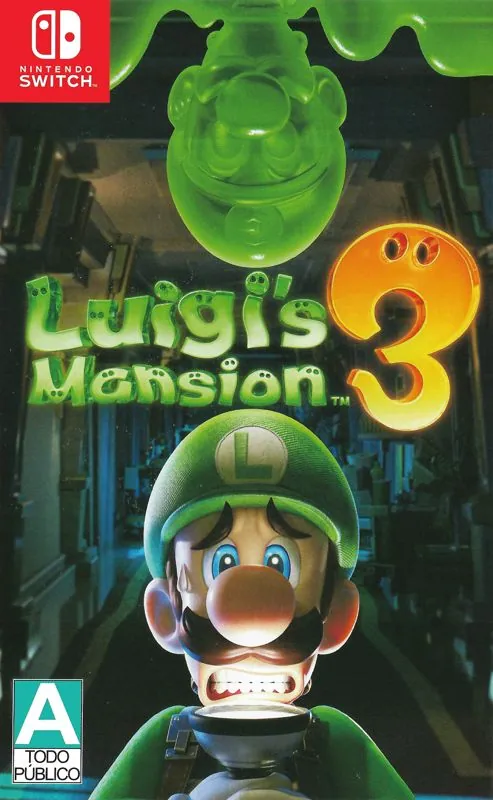 Portada mexicana de Luigi’s Mansion 3