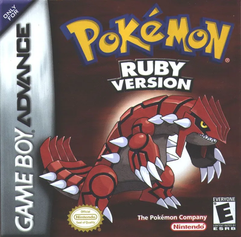 Portada americana de Pokémon Ruby
