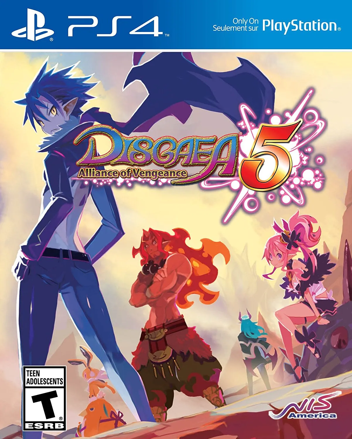 Portada de Disgaea 5 para PS4