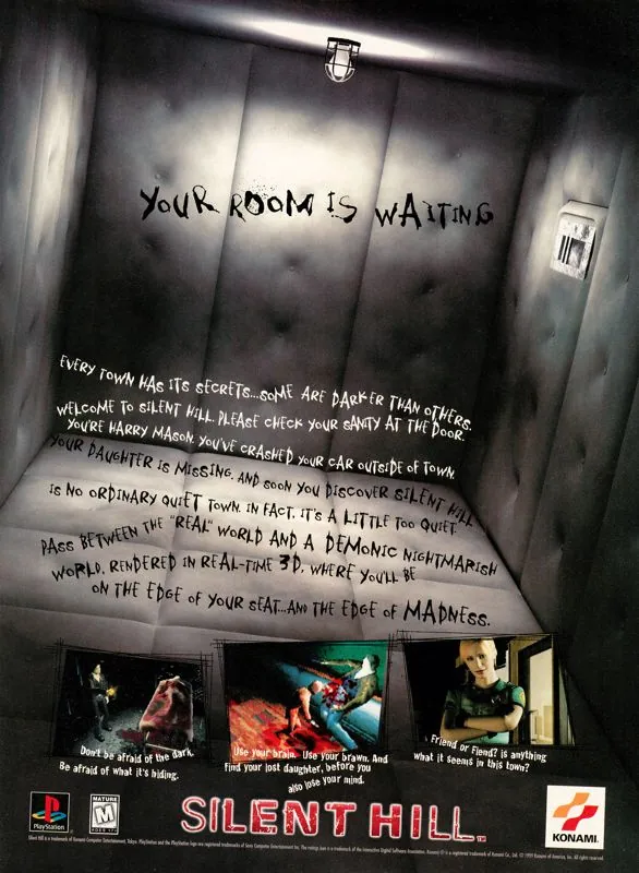 Anuncio de revista gringa de Silent Hill