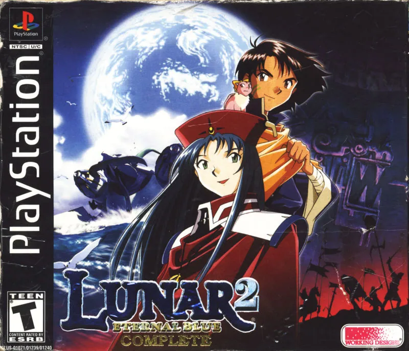 Portada americana de Lunar 2: Eternal Blue Complete para PS1