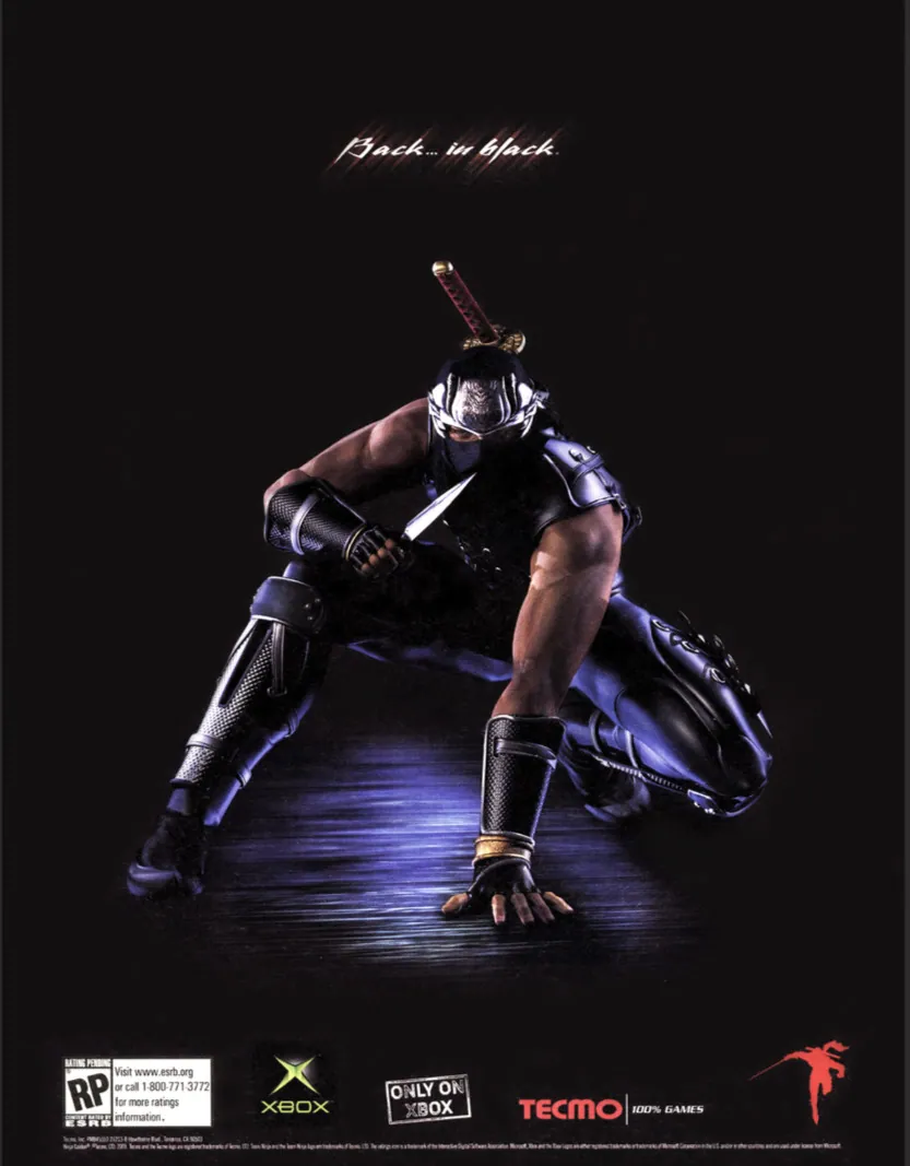 Anuncio de revista de Ninja Gaiden Prieto