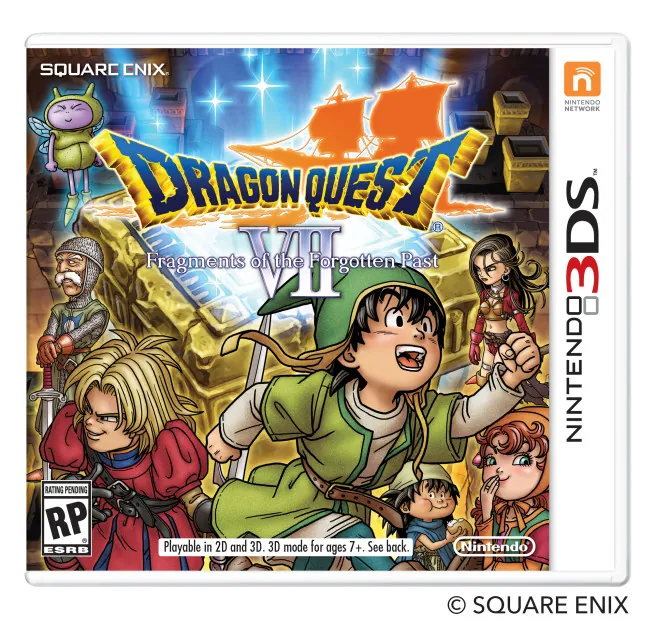 Portada americana del remake de Dragon Quest VII