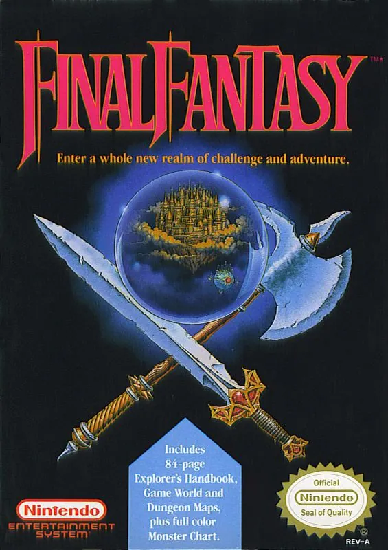 Portada con la que nos llegó Final Fantasy