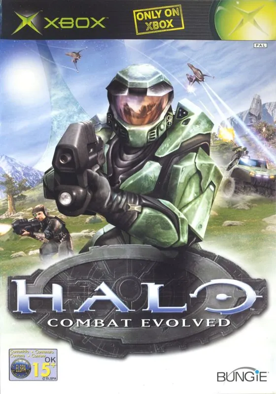 Portada inglesa de Halo: Combat Evolved