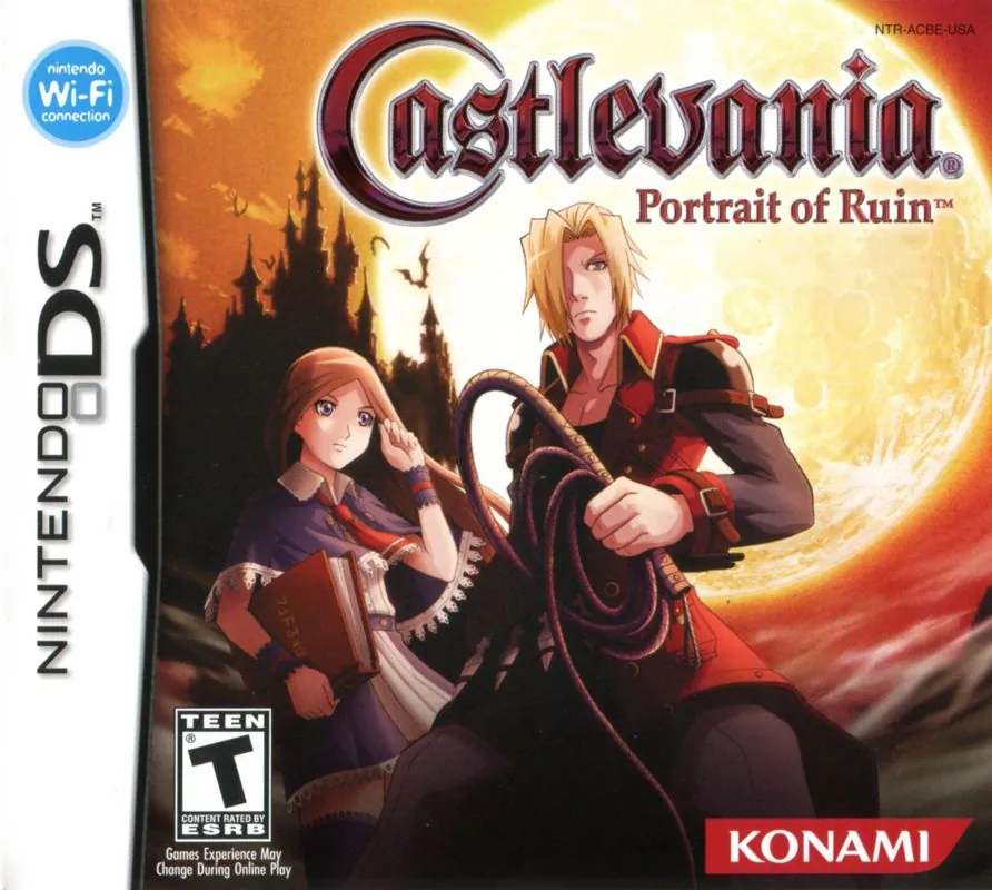 Portada americana de Castlevania: Portrait of Ruin