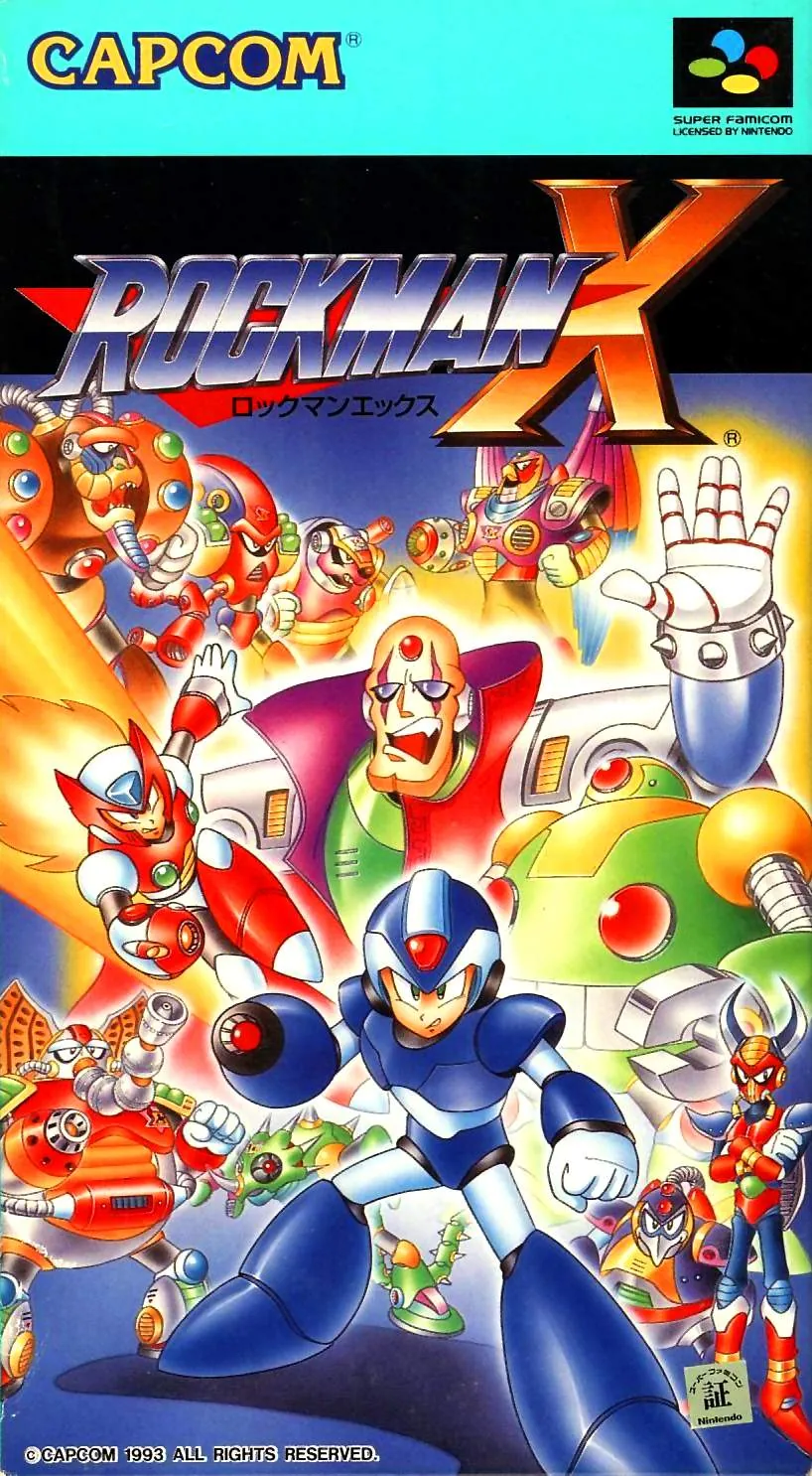 Portada nipona de Mega Man X