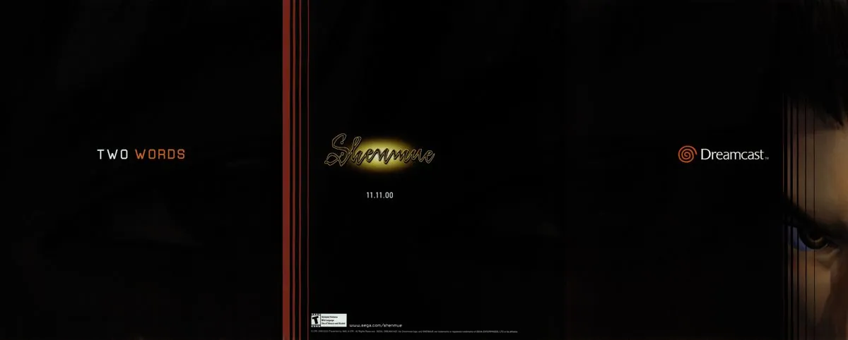 Anuncio de revista gringa de Shenmue