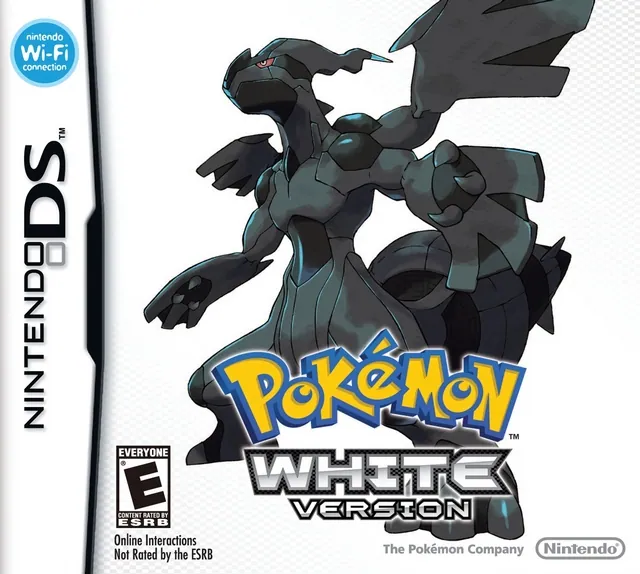 Portada americana de Pokémon White