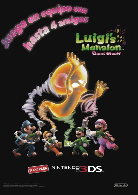 Anuncio de Luigi’s Mansion: Dark Moon en Club Nintendo