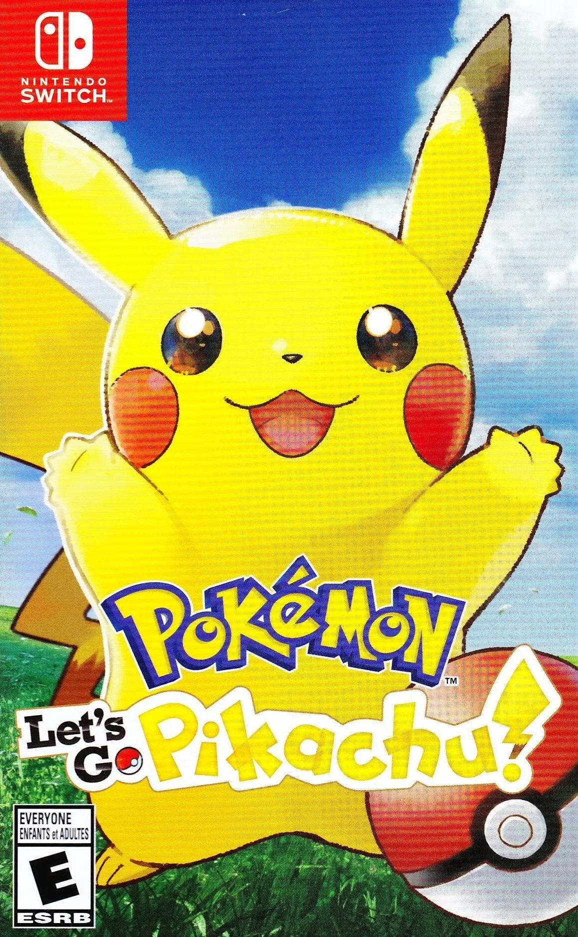 Portada de Pokémon Let's Go, Pikachu!