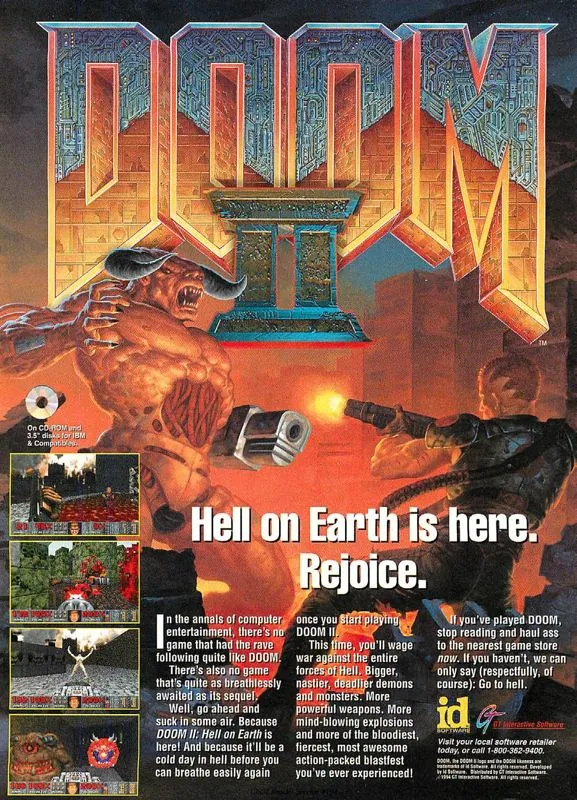 Otro anuncio gringo de Doom II